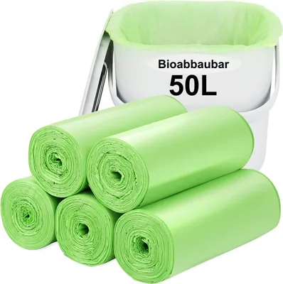 Produktbild von Famanu Biologisch Abbaubare Müllsäcke 10L - Grün