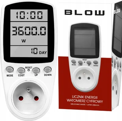 Obrázok produktu pre Blow Digitálny merač spotreby energie Kontrola spotreby energie a nákladov na energiu