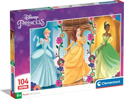 Image de Clementoni Legpuzzel Super Color Disney Princess, 104st.