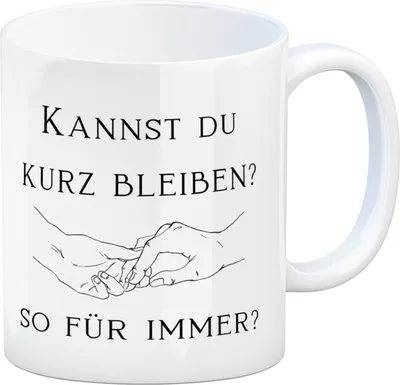 Produktbild von Für immer Kaffeebecher mit Spruch