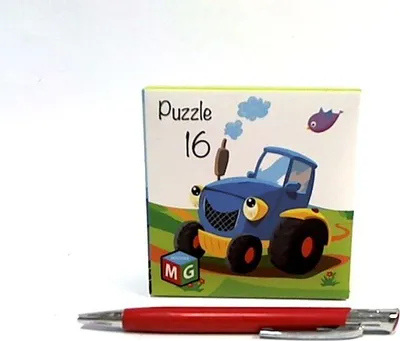 Zdjęcie produktu dla Multigra Puzzle 16 Traktor - Edukacyjne Puzzle Dla Dzieci, Układanka Dla Maluchów