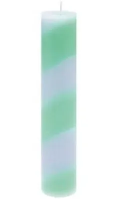 Produktbild von Stabkerze Türkis/Grau