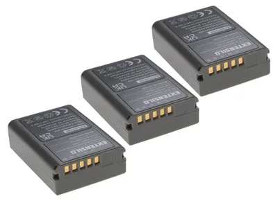 Produktbild von EXTENSILO 3x Akku kompatibel mit Olympus OM-D E-M5, E-M1 Kamera (1140 mAh, 7,6 V, Li-Ion)