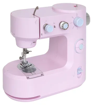 Produktbild von Mini-Nähmaschine, AC-Strom 100-240V, Verriegelungsstich, langlebige ABS-Konstruktion, kompakte Größe, zwei Betriebsarten
