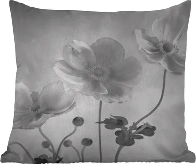 Produktbild von MuchoWow® Outdoor Kissen - Aquarell - Blumen - Stilleben - 45x45 cm - Wetterfest - Lounge Kissen - Fotokissen - Dekoratives Kissen