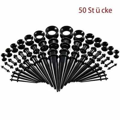Produktbild von 50stk. Dehnstäbe Set Ohr Plug Tunnel Expandet Set