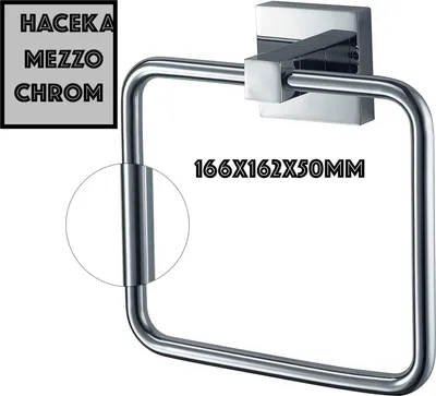 Produktbild von HACEKA / Mezzo Chrom Handtuchhalter Handtuchring Edelstahl ,Glänzend