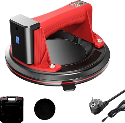 Image de Ventouse électrique, capacité de charge 200 KG, affichage LED intelligent, rouge + boîte plastique