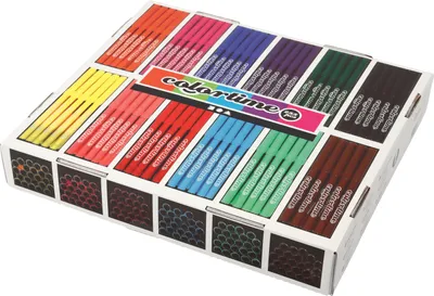 Produktbild von Creativ Company Filzstifte Großpackung - 264 Stück bunt - Marker für Kinder