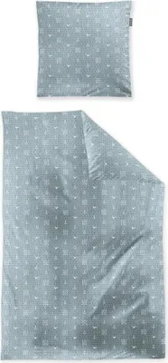 Produktbild von Irisette Seersucker Bettwäsche-Garnitur Easy 8603 Farbe jade Größe 135x200+80x80