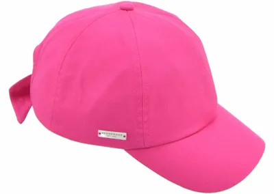 Seeberger Baumwollmütze Baseballcap mit Schleife hinten in rosa