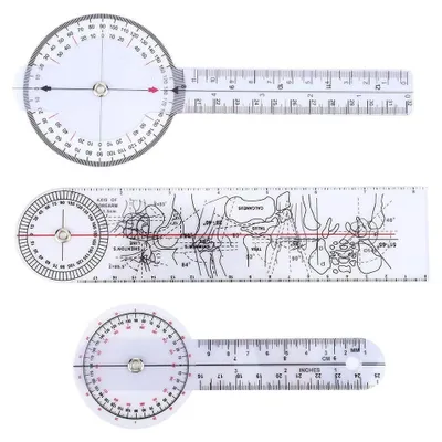 Image de Ensemble d'instruments de mesure goniométriques médicaux, avec une plage de mesure de 360 degrés