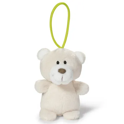 Produktbild von Frischi Bär beige Apfel 8cm mit Loop