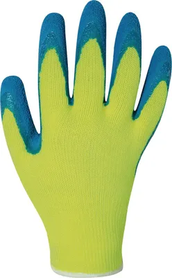 Produktbild von Handschuhe Harrer Gr.9 gelb/blau EN 388 PSA II