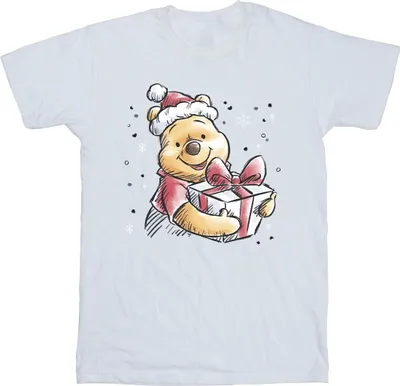Image de Winnie l'ourson - T-shirt pour homme BI55015 (M) (Blanc)
