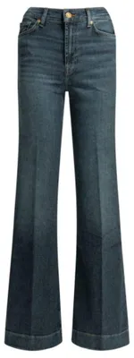 Zdjęcie produktu dla Spodnie jeans damskie marki 7 FOR ALL MANKIND, kolor niebieski - rozmiar 27