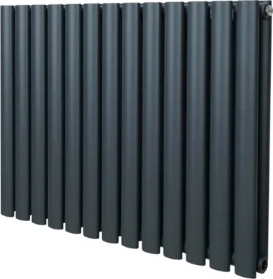 Productafbeelding van Ovaal vormige radiator - 600mm x 780mm - Anthracietgrijs
