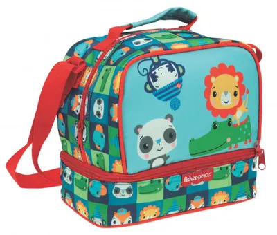 Obrázok produktu pre Termotaška na obed s motívom zvieratok Fisher-Price, 21 cm