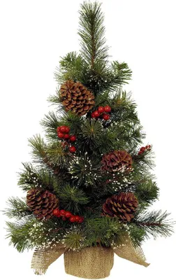Productafbeelding van Ipswich mini boom d45h75 cm groen/wit Everlands