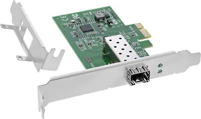 Immagine prodotto di Scheda di rete InLine® Gigabit, 1x fibra SFP 1 Gb/s, PCIe x1