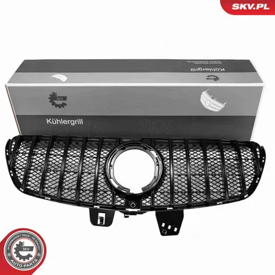 Produktbild von ESEN SKV 66SKV616 Kühlergrill Frontgrill passend für MERCEDES-BENZ V-Klasse (W447) Schwarz Glänzend