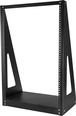 Obrázok produktu pre StarTech.com 2POSTRACK16, Voľne stojací rack, 16U, 160 kg, 9 kg, Čierna