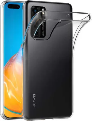 Produktbild von Conie Silikon Schutzhülle für Huawei P40 Tasche klar Case Cover Bumper Hülle durchsichtig in transparent