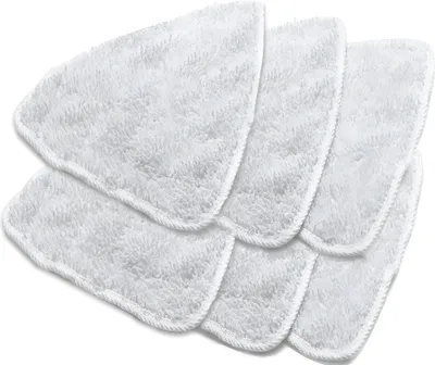 Produktbild von 6x Dampfreiniger Tücher geeignet für Vileda Steam Plus | Nachfüllung – Ersatz Dampfreiniger & Hot & Spray Mikrofasermopp Pad Wischmopp Nachfüllung