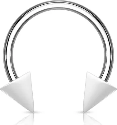 Produktbild von viva-adorno Universal Hufeisen Piercing Chirurgenstahl 316L UV Spitzen Septum,Lippe,Augenbraue,Nase Z305,weiß