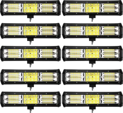 Produktbild von 10X 180W LED Arbeitsscheinwerfer Bar,Greenmigo IP67 Zusatzscheinwerfer Arbeitslicht LED Scheinwerfer Arbeitsleuchte