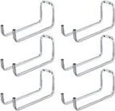 Obrázek produktu pro Alberts 856205 Wandhaken, doppelt abgewinkelt, galvanisch blau verzinkt, Durchmesser Ø12 mm, 120 x 330 x 90 mm, 6er Set