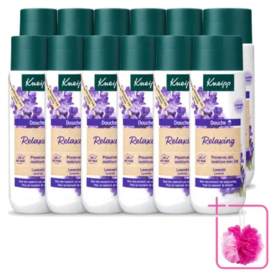 Obrázek produktu pro 12 kusů sprchového gelu Kneipp Relaxující, levandule, 200 ml, balení