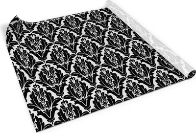 Produktbild von Damast-stil– Möbelfolie selbstklebend – PVC Klebefolie für Möbel – Küche – Schränke – Möbelrenovierungsfolie – Möbeldekorfolie – 100x50 cm