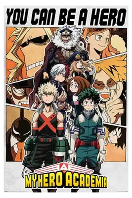 Produktbild von My Hero Academia - "Be A Hero" Maxi-Poster CD1377 (Einheitsgröße) (Bunt)