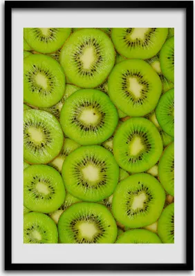 Produktbild von Bild - Bilderrahmen - Foto - 70 cm x 100 cm - MDF - Rahmen - Wandkunst - Kiwi