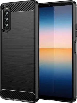 Zdjęcie produktu dla Etui Carbon do Sony Xperia 10 IV ochronne etui na telefon komórkowy Pokrowiec TPU na telefon komórkowy
