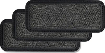 Produktbild von Astra Fußmatte Außen BORDER STAR 3ER SET Dunkelgrau 25 x 60 cm