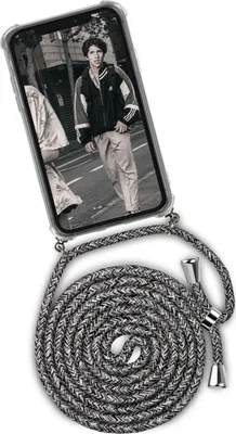 Produktbild von TWIST-Case + TWIST-Cord für iPhone 12 mini, Farbe:White Noise (Silber)