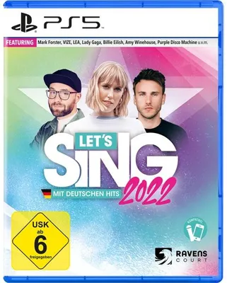 Zdjęcie produktu dla Ravenscourt Let's Sing 2022, PlayStation 5, Powyżej 13 lat
