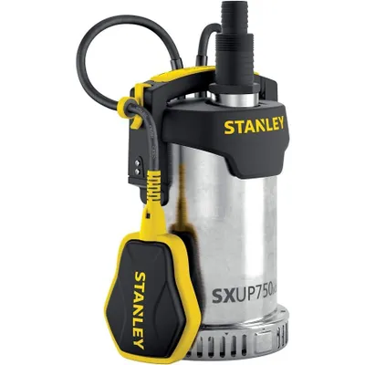 Produktbild von JUNG Stanley P750XCE Tauchpumpe Klarwasser, Edelstahl, 750W, Förderleistung max. 11.000 l/h, Förderhöhe max. 8,5 m, Restwasserhöhe 5mm