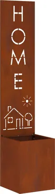 Zdjęcie produktu dla vidaXL Ogrodowa osłona przeciwsłoneczna Rdzawa 32 x 32 x 150 cm