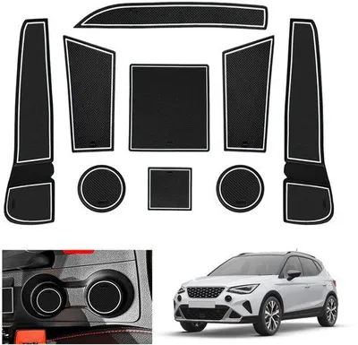 Produktbild von Antislipmatten für Seat Ibiza 6F und Arona, weiß