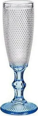 Immagine prodotto di Bicchiere da champagne blu cobalto 180 ml