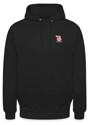 Produktbild von Spreadshirt My Melody Stick Portrait Uni Hoodie, XL, Schwarz