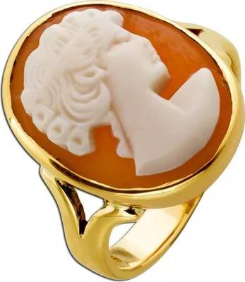 Produktbild von Muschlgemmen Ring Gold 585 14K Antikschmuck 16