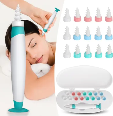 Produktbild von Ohrreiniger mit Gewindespitze – Sichere & schonende Ohrenreinigung ohne Wattestäbchen | Präziser Ohrenschmalz-Entferner mit ergonomischem Griff