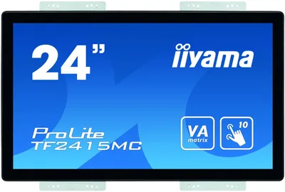 Obrázok produktu pre iiyama ProLite TF2415MC-B2, 60,5 cm (23.8"), 1920 x 1080 px, Full HD, LED, 16 ms, Čierna