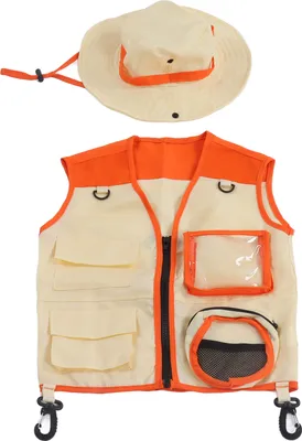 Obrázok produktu pre Detská dobrodružná vesta klobúk,Detský dobrodružný kostým,Outdoorový dobrodružný kostým,Outdoorová dobrodružná vesta klobúk,Dobrodružná vesta klobúk,Outdoorový prieskumný kostým
