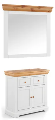 Produktbild von Garderoben-Set Marone Elite Garderobe Massivholz geölt Ausführung wählbar