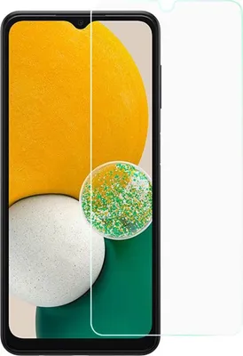 A screen protector is shown on top of a smartphone.